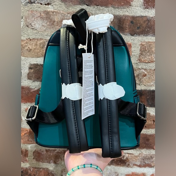 Disney Parks 2025 Haunted Mansion Ghost Host Loungefly Mini Backpack NEW - Picture 3 of 4